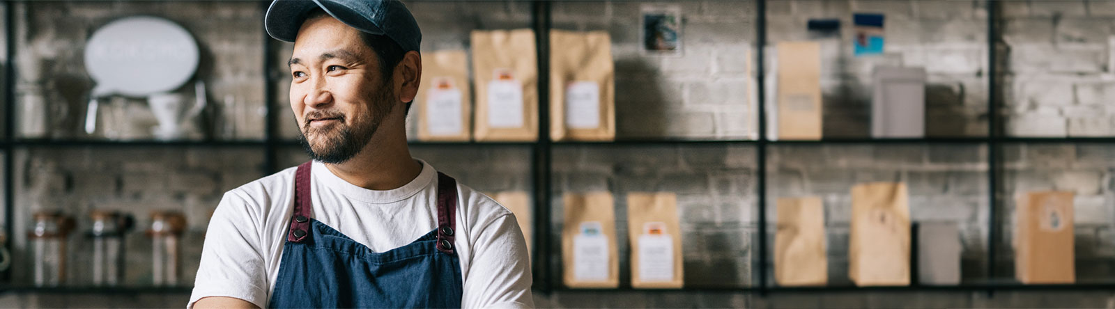 Small business owner in his shop